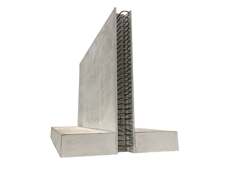 Legalett prefab T-fundament