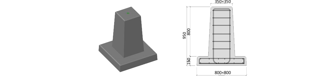 LEGALETT Prefabricerad Plint 220