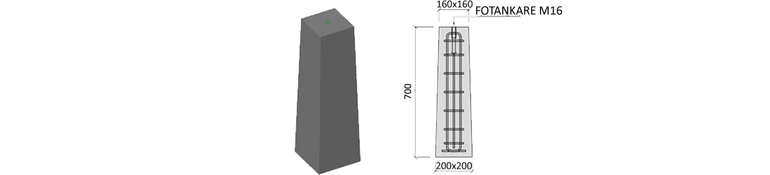 LEGALETT Prefabricerad Plint 23