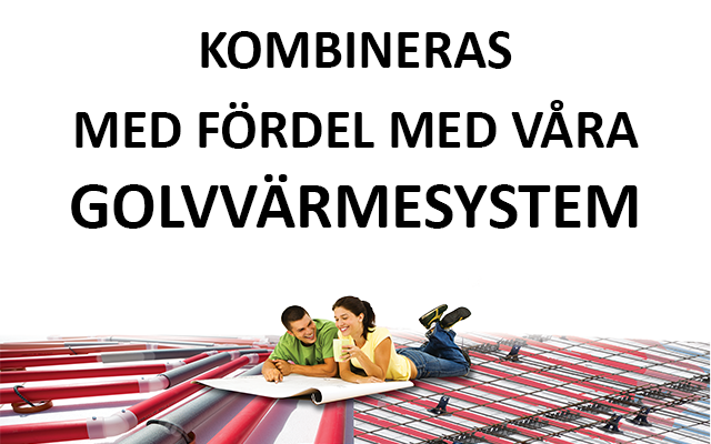 LEGALETT kombinera med golvvärmesystem