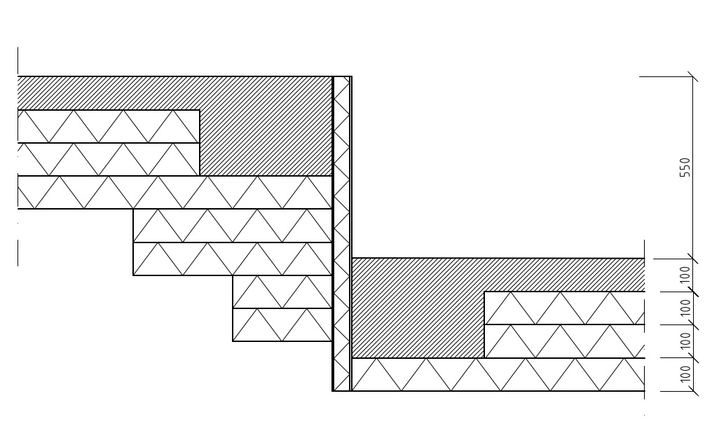 Legalett Nivåskillnad, Sluttningsbyggnation