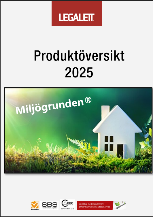 LEGALETT Certifikat Prefabricerad Armering