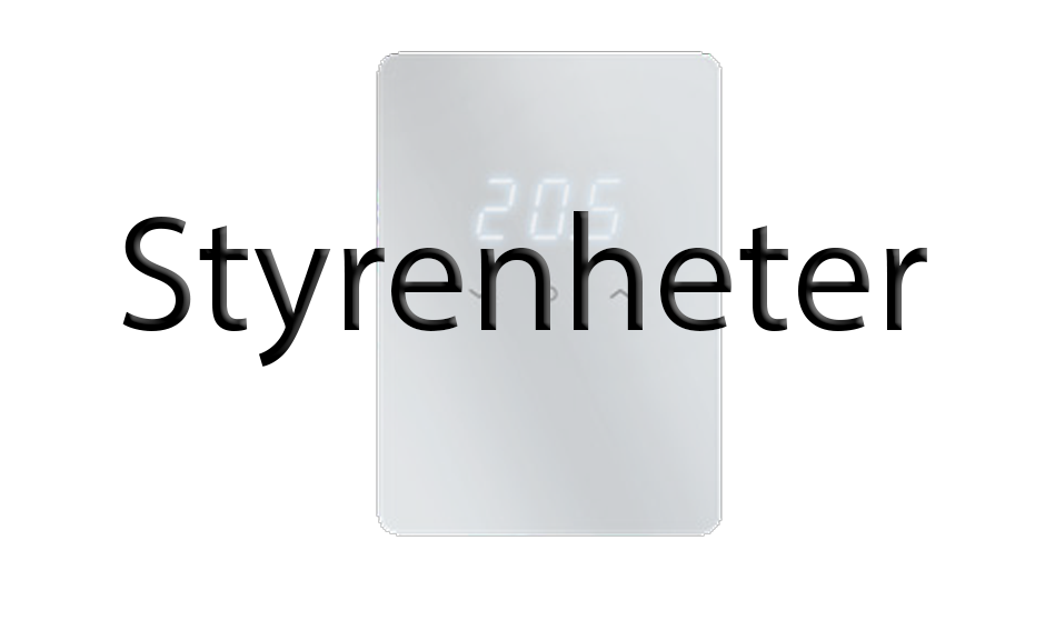 LEGALETT Golvvärme Vattenburet styrenheter